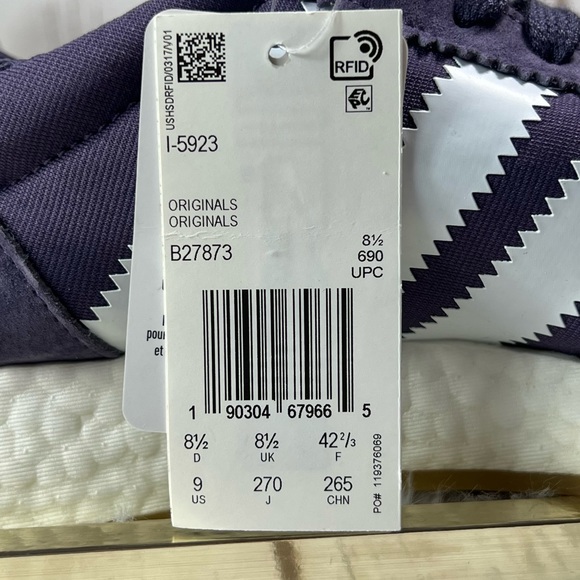 New Adidas Originals I-5923 Trace Purple Sneakers - Picture 11 of 11